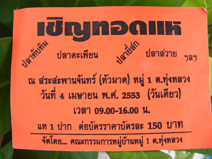 นี้ครับบัตรที่เขาขาย ทอดแห