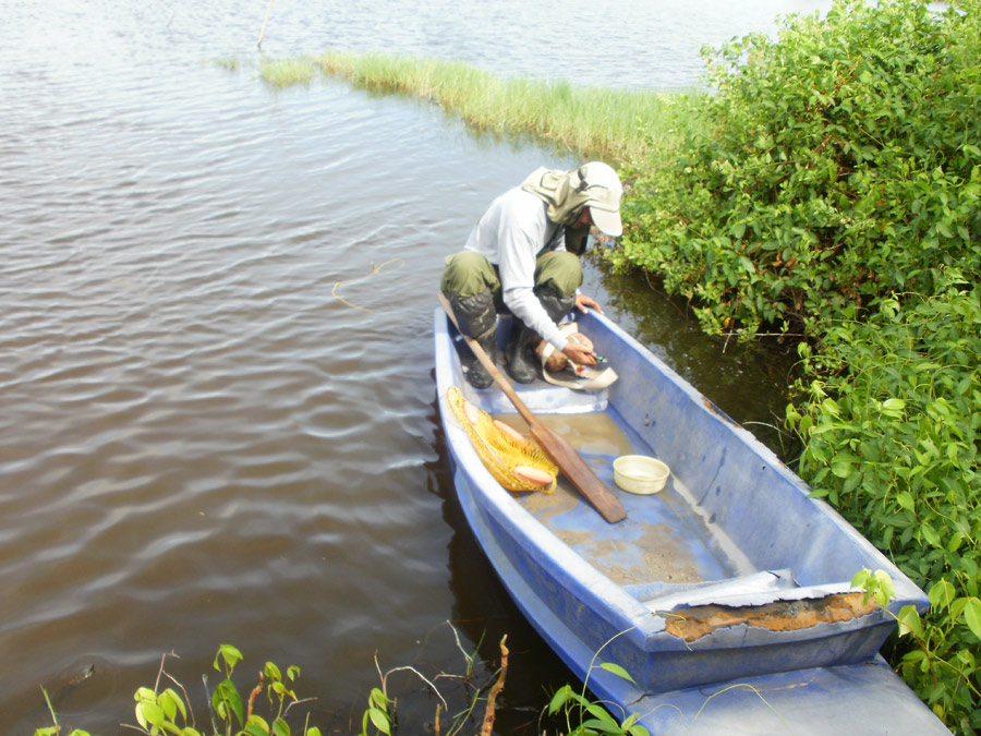 สอบถามชาวบ้านพายเรืออยู่แถวนั้น อ้