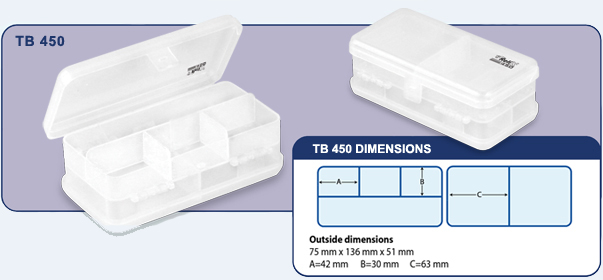 บริษัทTRY สนับสนุน
กล่องใส่อุปกรณ์ตกปลา TB 400  จำนวน 12 ใบ
                                 TB 45