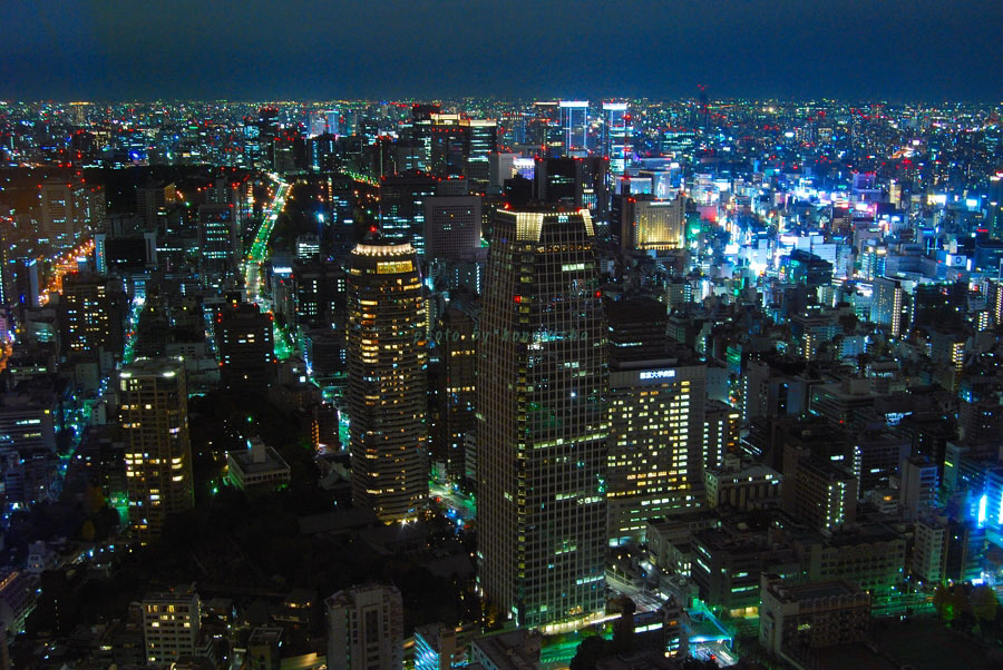 จากด้านบนของ tokyo tower สามารถมองเห็นอาคารในโตเกียวได้ทั้งเมืองครับ..ถ้ามีเลนส์มุมกว้างๆขึ้นไปถ่ายน