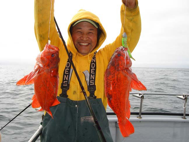 Deckhand Darren who always gets Vermillion (look like red snapper)