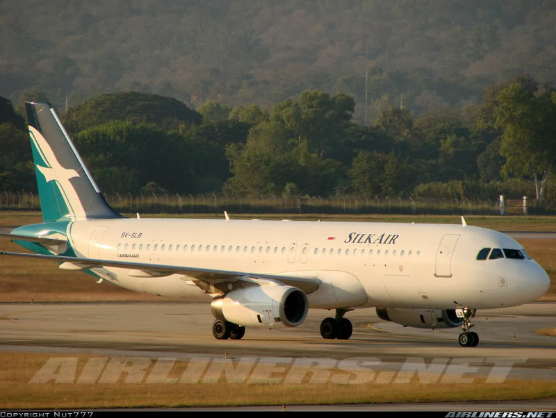 สายการบิน SilkAir 
ทะเบียนเครื่องบิน 9V-SLB 
แบบเครื่องบิน Airbus A320-232 
เส้นทาง สิงคโปร์ - เช