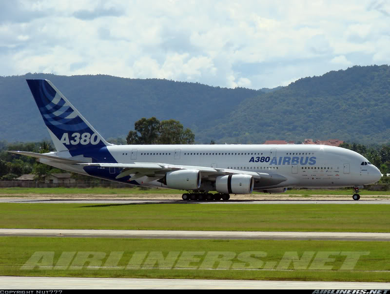 สายการบิน Airbus Industrie 
ทะเบียนเครื่องบิน F-WWJB 
แบบเครื่องบิน Airbus A380-841 
เที่ยวบิน AI
