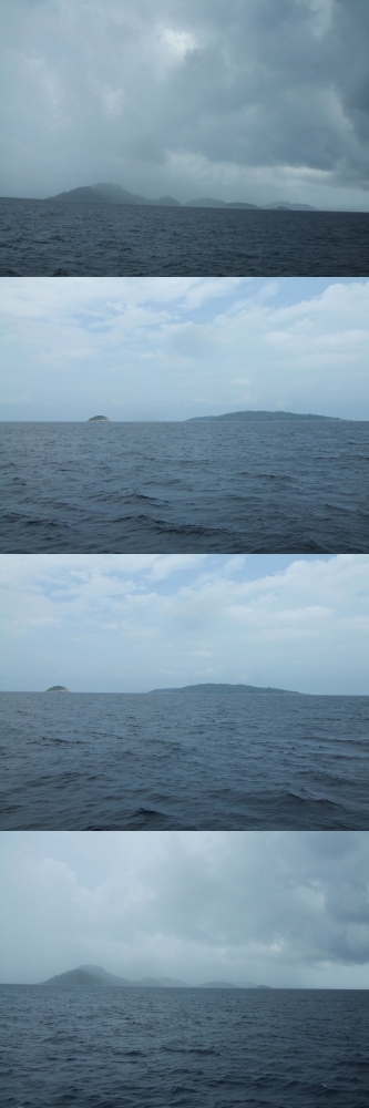 ภาพแถวอุทยานเกาะสิมิลันกับวันฝนตก