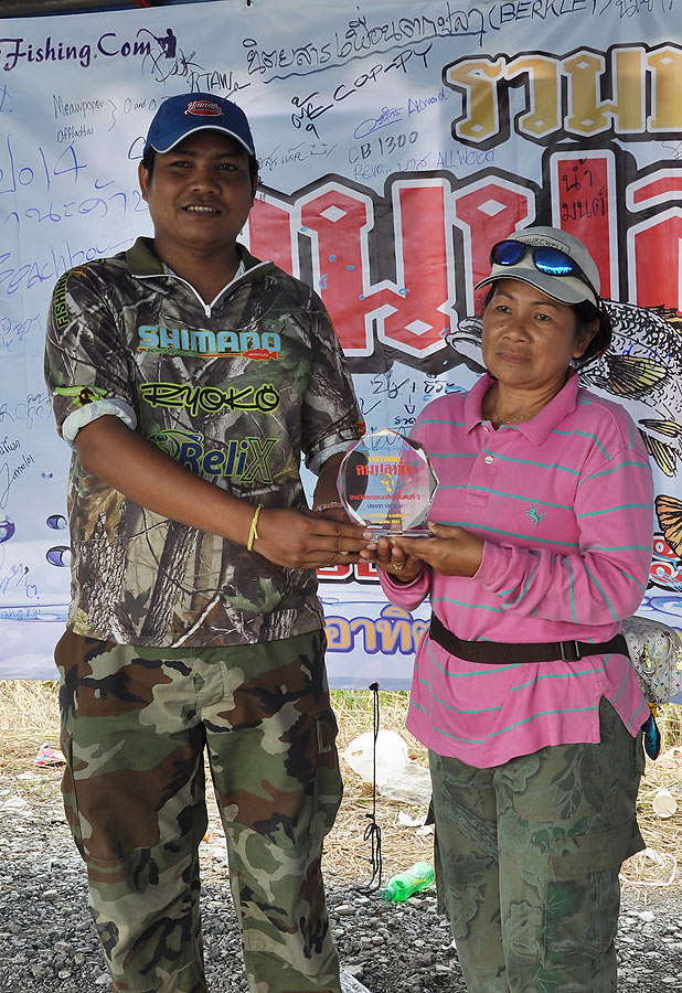 ผู้ทีได้รับรางวัลรองชนะเลิศอันดับ 3 ประเภทปลารวมตัวสูงสุดคือน้า ยาว Tiger ยินดีด้วยคร๊าบ :cheer: :ch