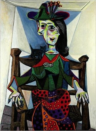  




9. Dora Maar au Chat – $106.1M

Dora Maar au Chat (1941) painted by Pablo Picasso