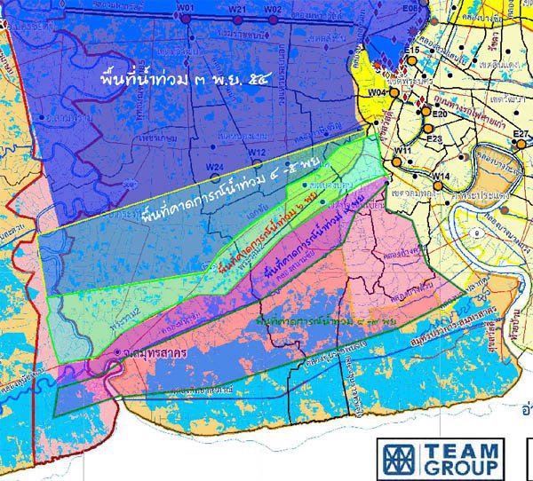 สถานการณ์ น้ำที่คาดว่าจะท่วม โดย TEAM GROUP