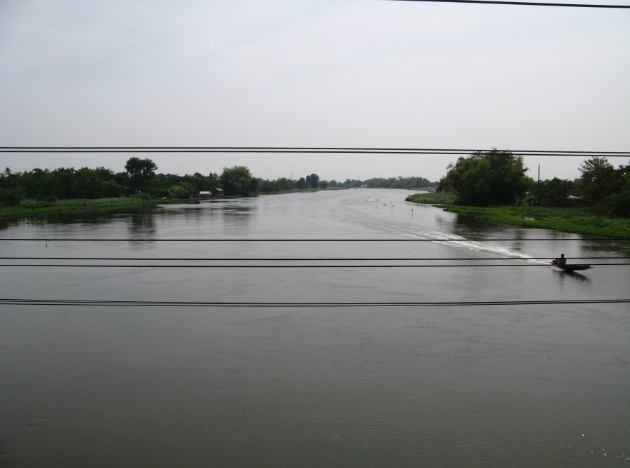 แม่น้ำท่าจีน ช่วงบางเลนไหลไปนครชัยศรี