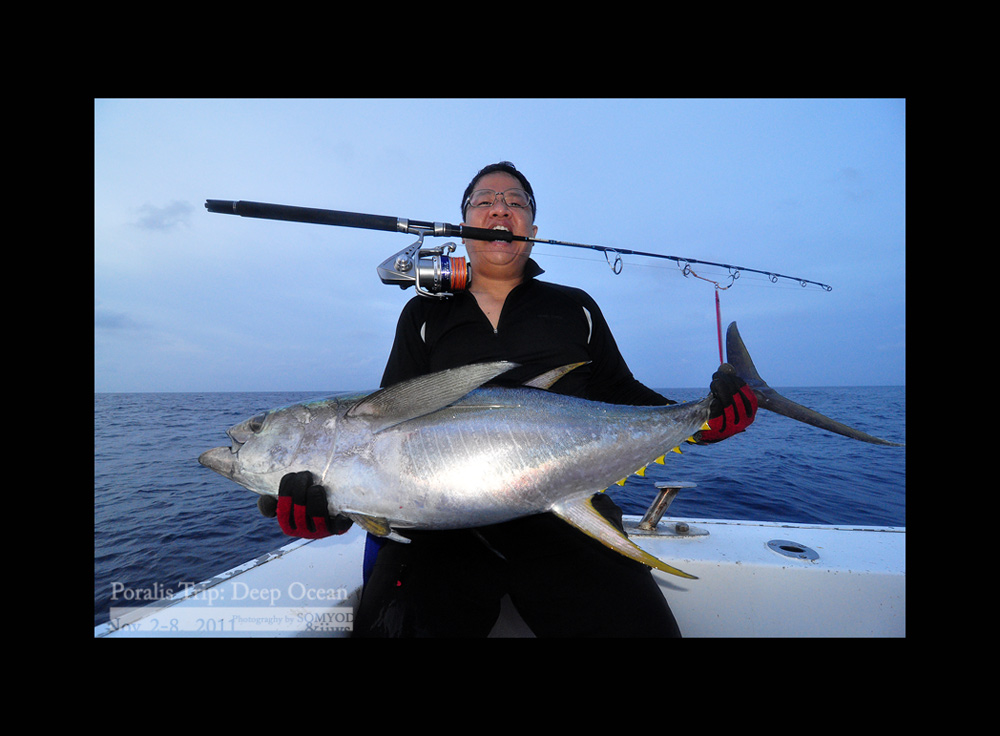 



หัวน้ำเช้าพี่ปานจัดหนักอีกแล้วครับ

วันนี้เป็น  Yellow Fin  ตัวสวยเลย








 :g