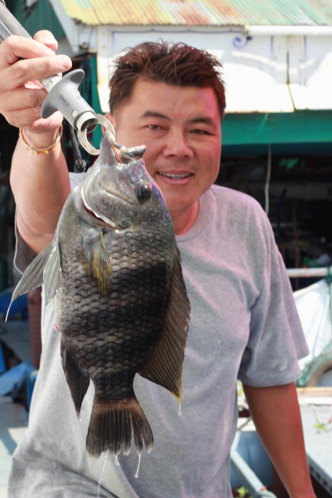 เฮียทรงวิทย์ ผู้ดูแลและสอนเทคนิคการตกปลาหมอบัตเตอร์