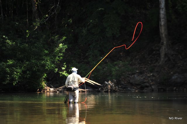 A Fly , Art Fishing    ฟลายก็คือ....flyfishing   Flyfishing นั่นไม่ต้องจำเป้นต้องตกปลาได้ตัวใหญ่ๆเสม