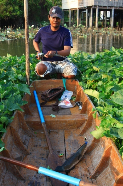 ในที่สุดก็มานอนอยู่ในเรือ :grin: