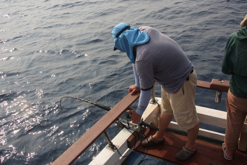 electric reel for bottom fishing at deep sea 180 meters  :grin: