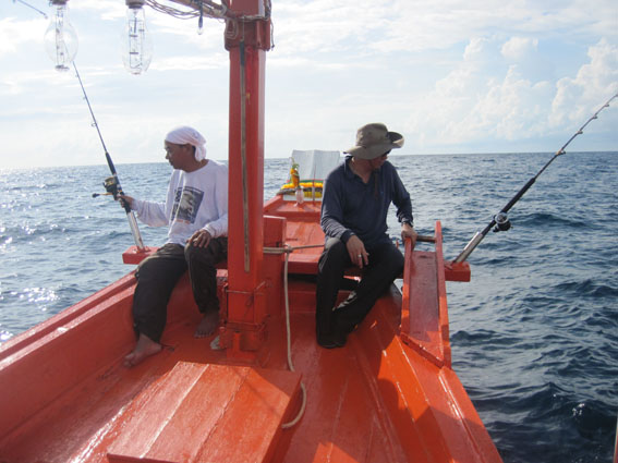 ส่วนหัวเรือก็นั่งดูสถานการณ์