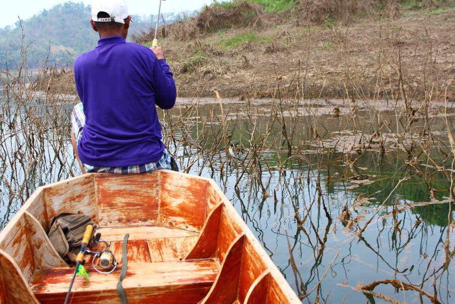 ตีเลาะตีเก็บไปเรื่อยๆ พ่อใหญ่โดนอีกแล้ว อยู่หัวเรือได้เปรียบจริงๆครับ  :laughing: :laughing: