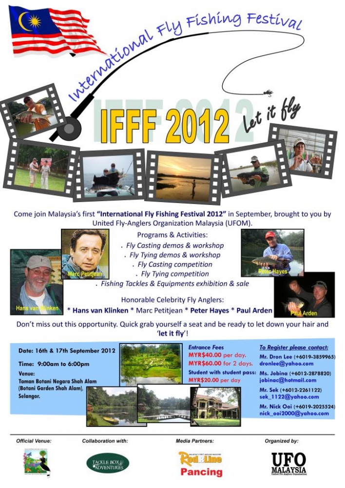 ขอเชิญร่วมงาน International Fly Fishing Festival ที่มาเลเซีย
