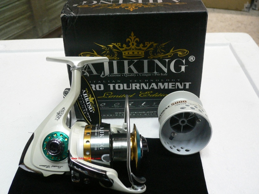 Ajiking Pro Tournament Limited Edition Spinning Reel 
Description:
 6 + 1 ball bearings plus one 