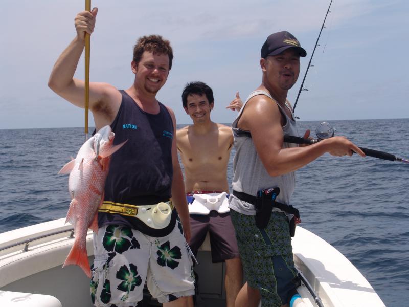 ทาเก็ตปลา ทริบนี้ก้อเป็น ปลาเก๋า grouper ปลากระพงแดง red snapper และปลาอินทรีย์ king fish 

สรุปเร