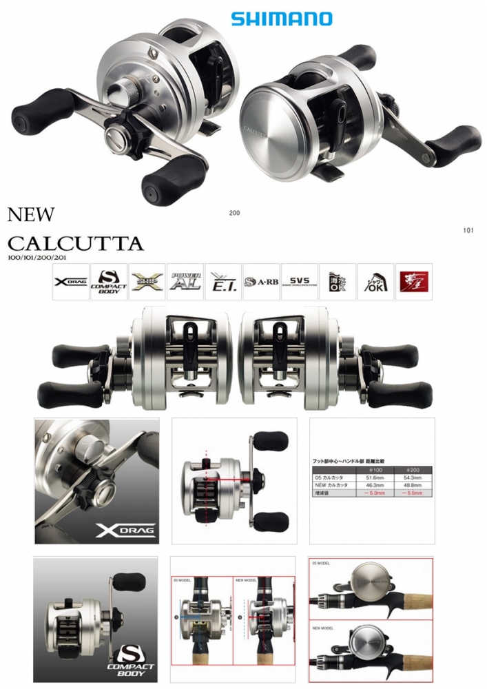 รอก
ยี่ห้อ           Shimano
รุ่น             NEW CALCUTTA 100
สาย/แรงดึง      3-140,3.5-130,4-10