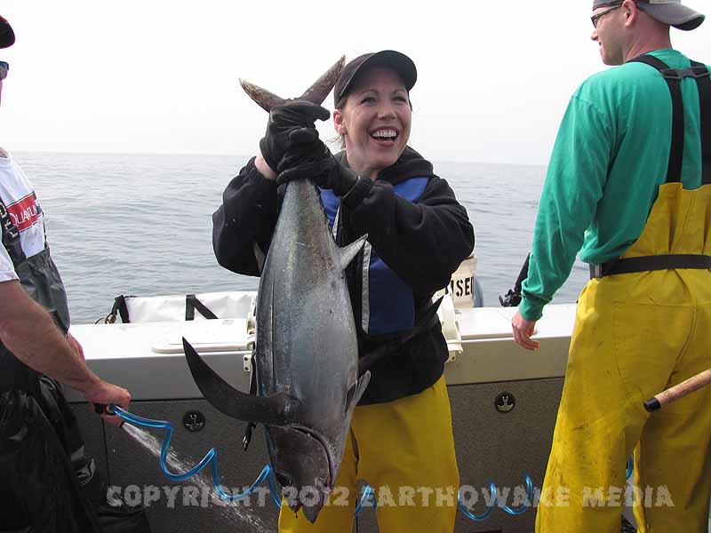 We caught 14 Tuna today!