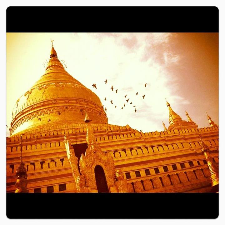 Shwedagon Pagoda in Yangon myanmar