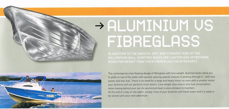 Aluminium VS Fibreglass