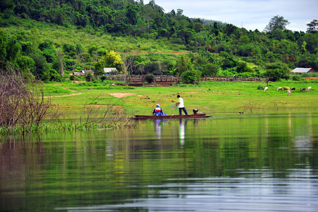 เรือด้านหน้าของผมก็..ตกปลาเหมือนกัน..ตอนผมเขามาเห็นอัดปลาอยู่..มองดูแล้ว.เป็นชะโดไซร์รุ่นๆ.ประมาณ1โล