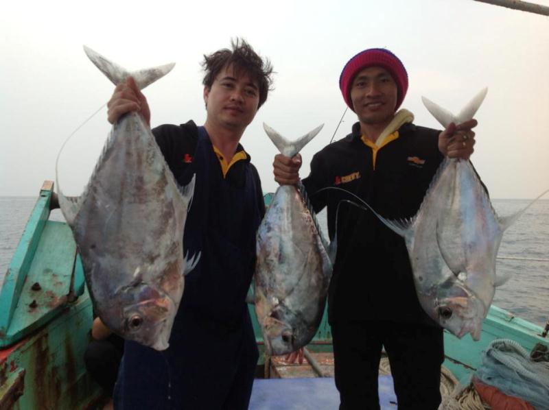 ทีมงาน Chevy fishing lover club  ทุกคนสนุกมากและประทับใจดูสีหน้าของแต่ละคนซิครับ