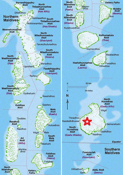 Atoll ต่างๆและตำแหน่งที่เราบินไปครับ 

หมู่เกาะเล็กน้อย มากมายไปหมด :cheer: 

แต่บอกตามตรง สวยมา