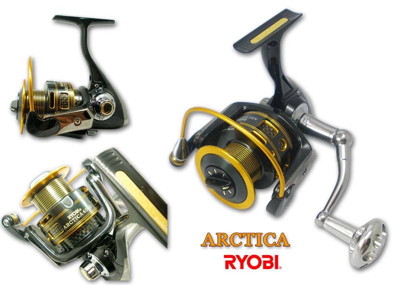  รอก RYOBI  รุ่น ARCTICA  
- 5 Stainless ball bearing
- Full Aluminium metal body
- Rotor with ca