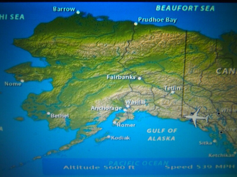 สนามบินที่เราลงคือ ANC ครับ Anchorage AK