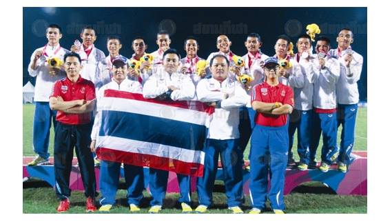 น้องชายคว้าชัยชนะเหรียญเงินกีฬารักบี้ตัวแทนเยาวชนทีมชาติไทย เอเชียนยูธเกมส์ 2013