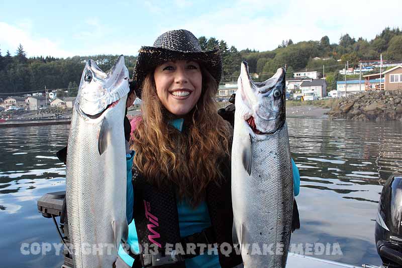 Cow girls like to fish too!