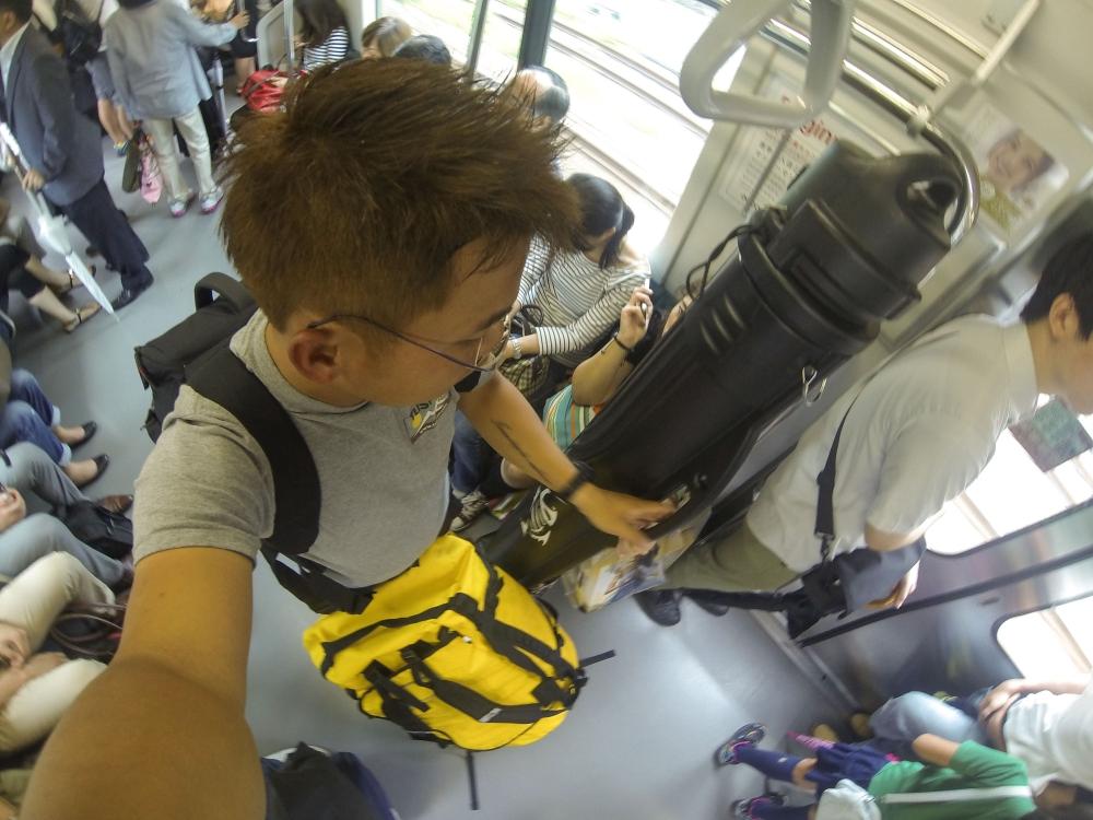  เดินทางออกจาก Tokyo ครับ ของเยอะมากกกก เบ็ด กล้อง อุปกรณ์เหมือนเดิม :grin: