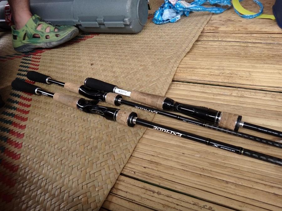 คันที่ใช่ในทริปนี้ ส่วนมากเป็น คัน Shimano EXPRIDE ทั้งสิ้น