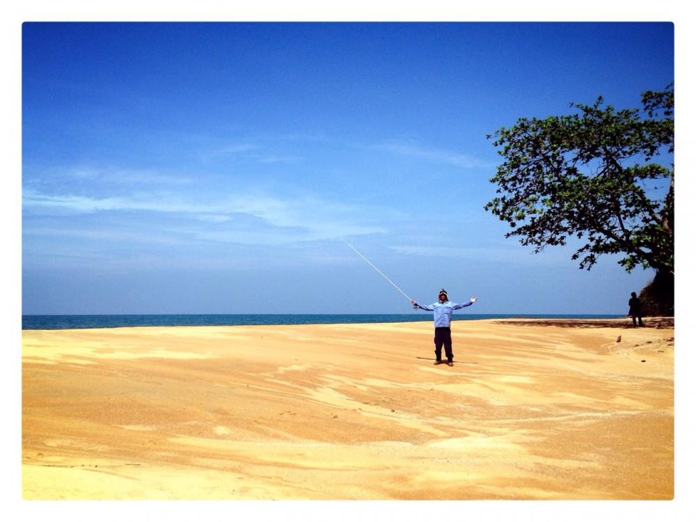 หาดทราย ที่วันนี้มีแต่รอยเท้าพวกเรา