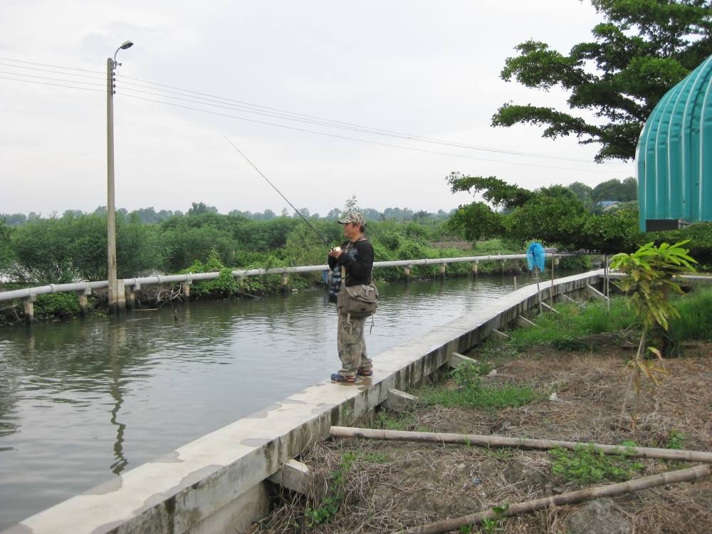    มีบางคนเก็บกด หลังจากพลาดทริพที่แล้ว ระหว่างรอลงเรือเลยคว้าคันมาตีเล่นแก้คันไปพลาง ๆ สงสัยจะคันอย