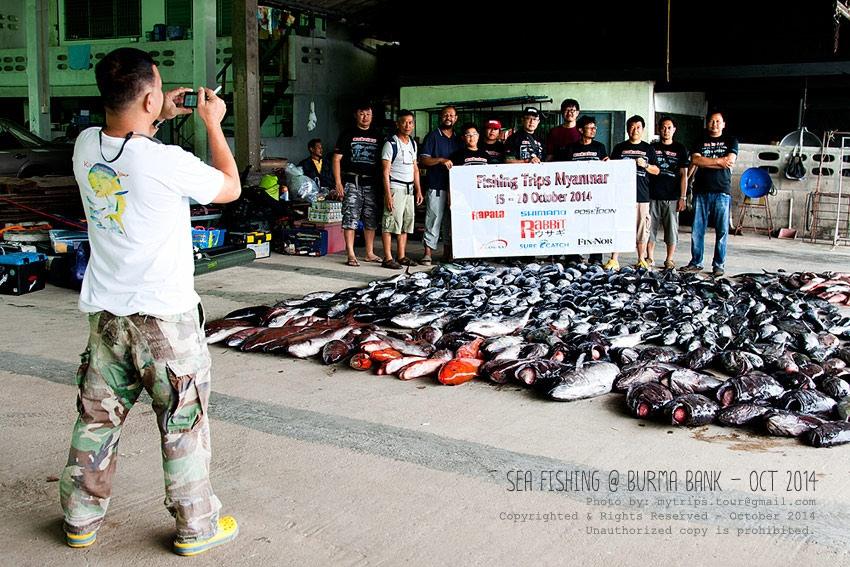 :talk:	 ภาพปลารวมสำหรับทริปนี้...พอเรือเทียบท่าและกำลังคัดแยกปลากองกันอยู่นั้น :think: [b]นับว่าเป็น