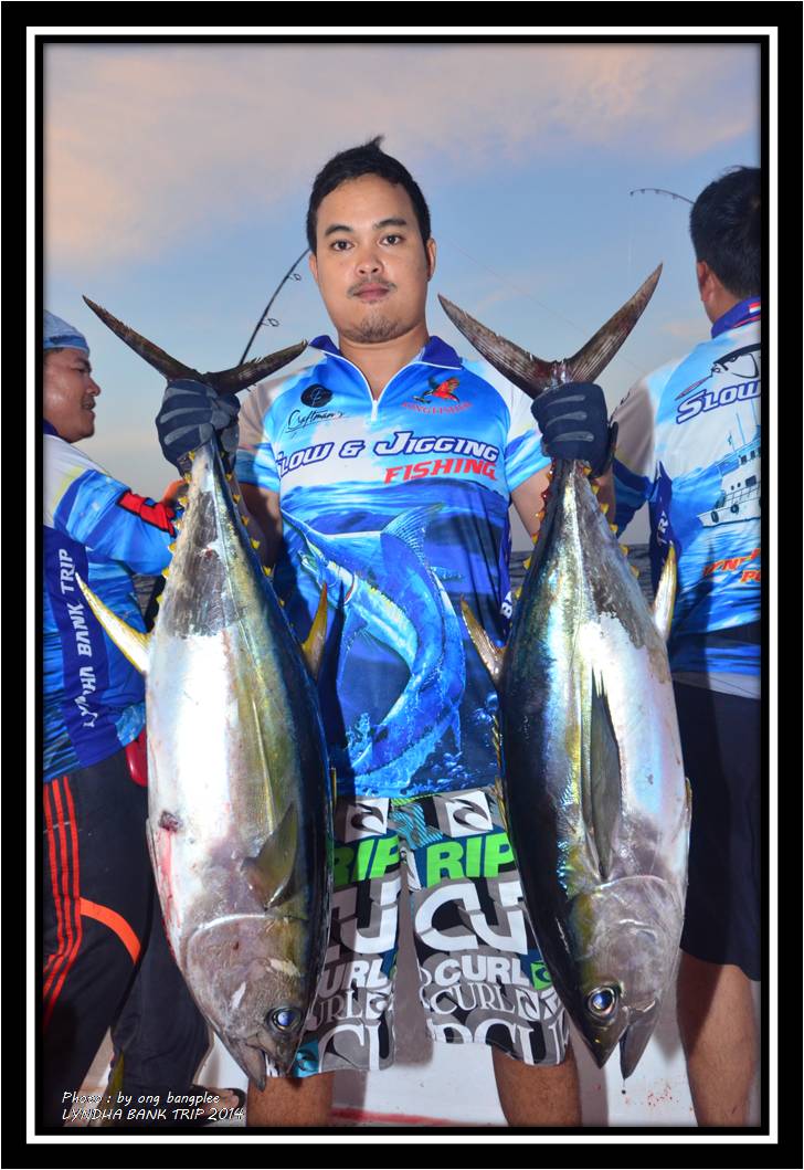 Twin yellow fin tuna กับอิ๊ก King fisher 3  :laughing: :grin: