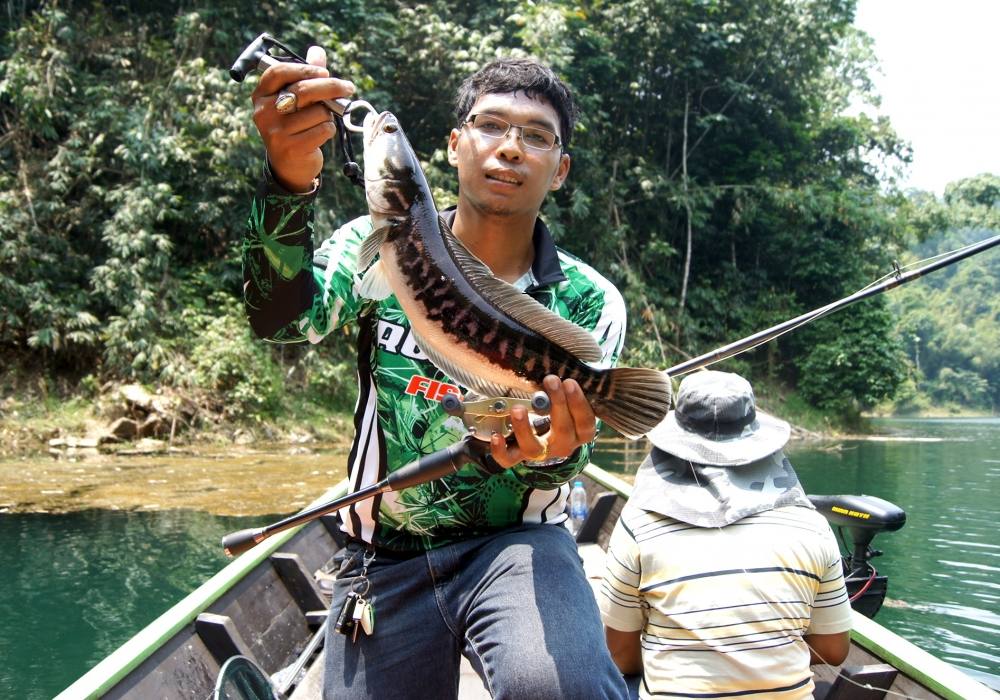 
[center]หลังจากพักกันจนหายเหนื่อย ออกมาโปรนิตก็จัดเลย 1 แต้ม.คร่วนี้เป็นปลาชะโดดบ้าง.

พีส่งซะเห