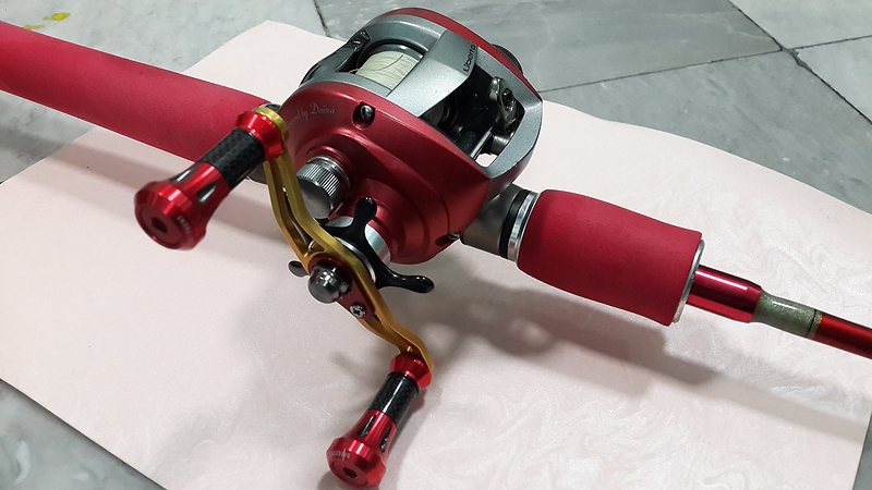 - รอก Daiwa Liberto Pixy Airy Red  เปลี่ยนสปูลเป็นของ PX 68  ลูกปืนสปูล Ceramic Abec-7  เปลี่ยน Star