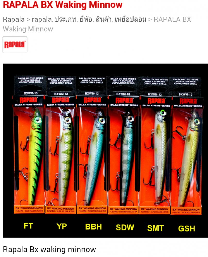 Rapala.....ได้ผลงานทุกทีครับ :cheer: :cheer: :cheer: