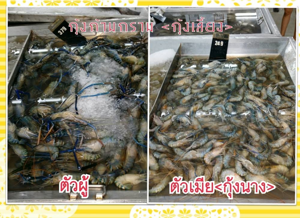 อันนี้กุ้งก้ามกรามเลี้ยงคัพ ราคาและรสชาติต่างกันเลย แต่เหมือนกันเปะคัพถ้าดูจากภายนอก ต้องสังเกตดีดีค