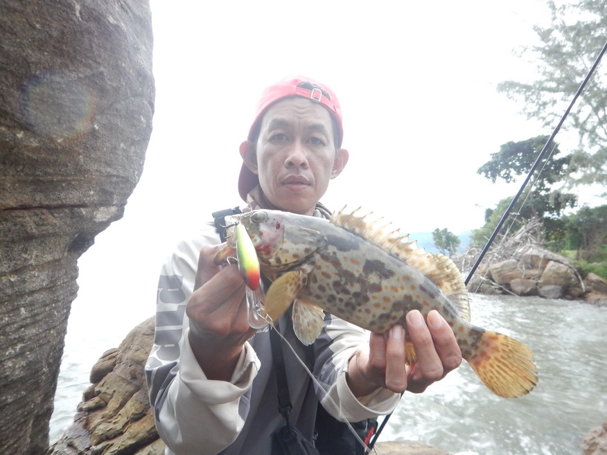 
เก๋าชายฝั่งผลงานจาก Rapala Risto rap 5 cm  :cheer: :cheer: :cheer: :cheer:







