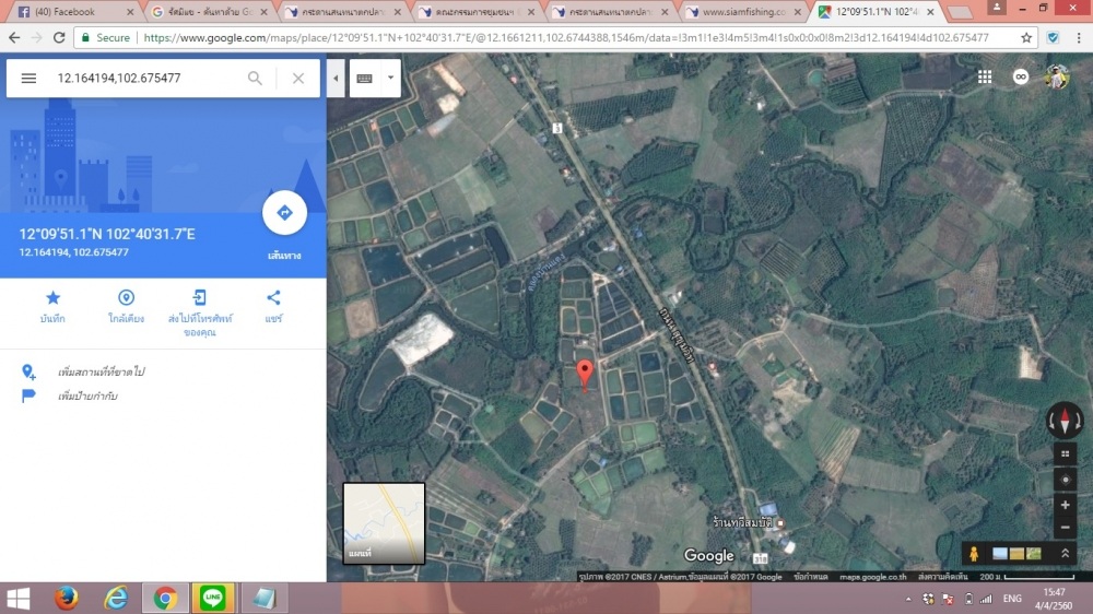  วิ่งตาม GPS ได้เลยครับถึงหน้าบ้าน  พิศมัย ฟาร์ม  
  6/4 ม.3 อ.เมืองตราด จ. ตราด 23000
      GPS 1