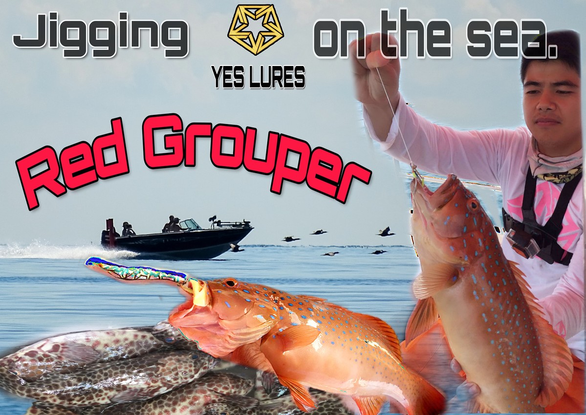 YES LURES : Jigging at Samaesarn.เหยื่อกุ้งเต้น VS Grouper เก๋าๆ