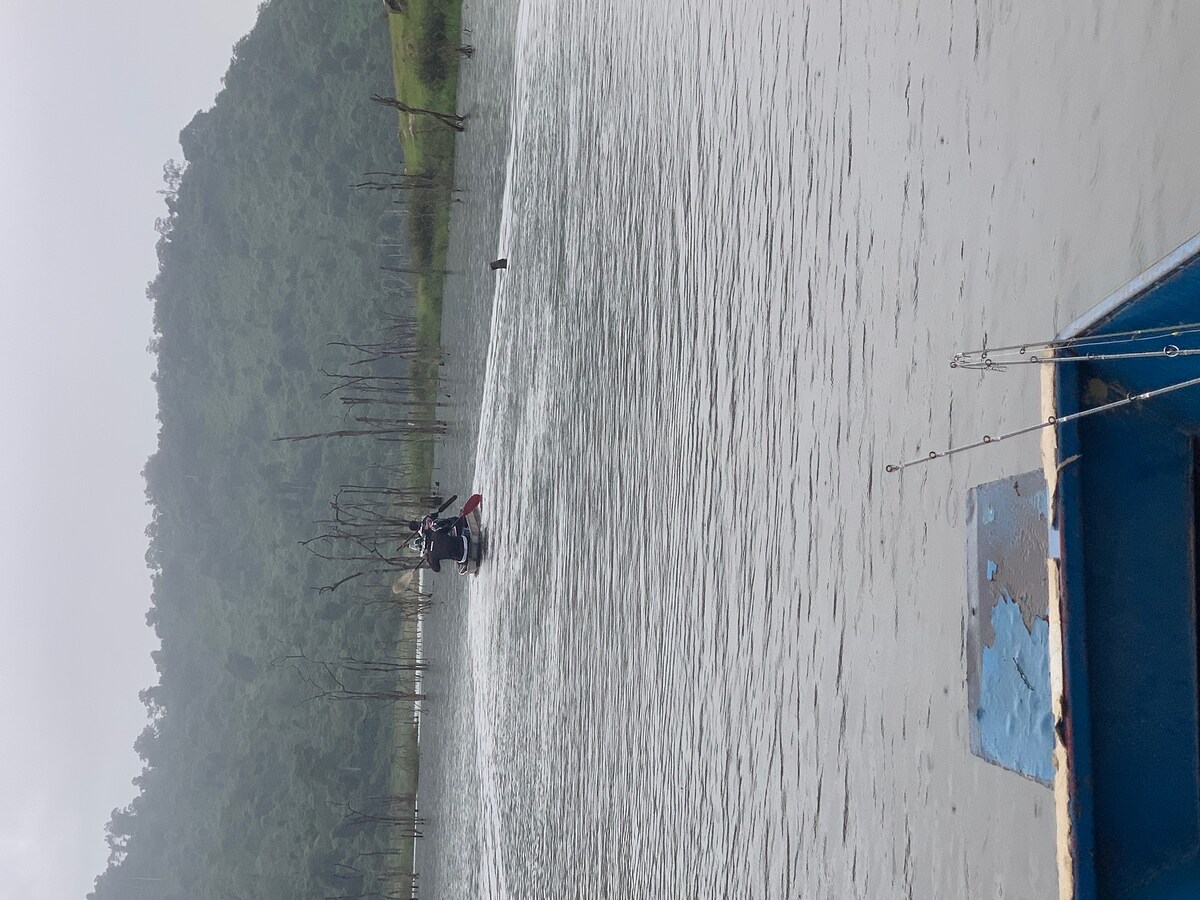 ทะเลออกไม่ได้ ผมก็ตกปลาชะโดคอกเป็นนะค้าบบ @ ห้วยสโมง