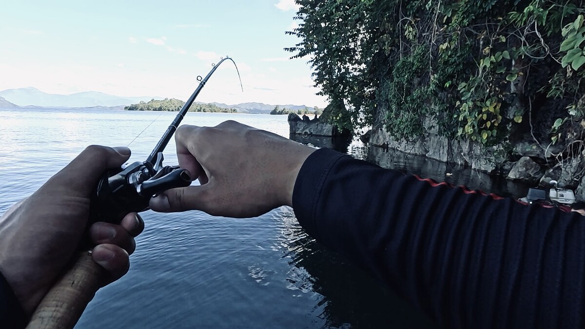 แล้วก็จริงตามคาด เมื่อกรอเหยื่อผ่า