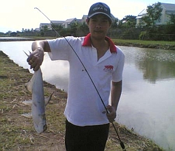 เทพาที่บ่อ lures fishing park