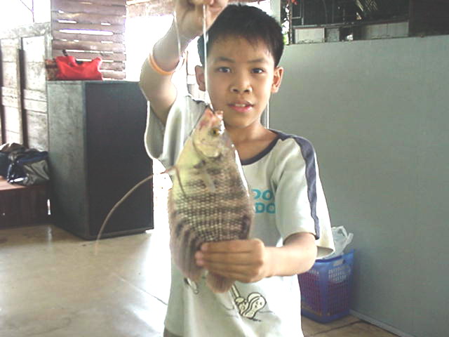 ปลาตัวแรกในชีวิตนักตกปลาของผม